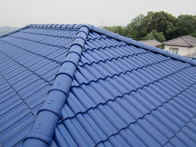 セメント瓦の屋根塗装